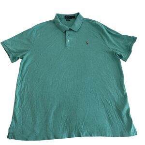 Polo by Ralph Lauren Polo Shirt Men's Size XL Green/Flesh Horse Classic Fit